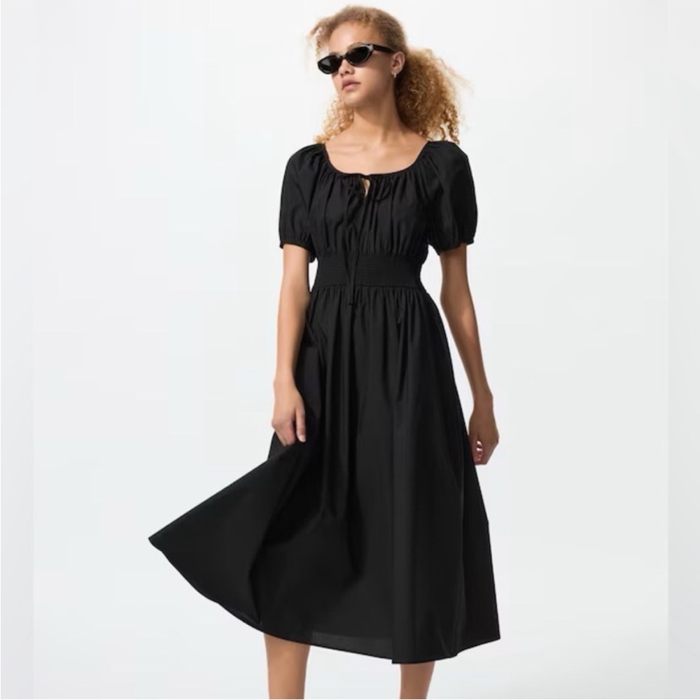 Uniqlo Black Midi Dress